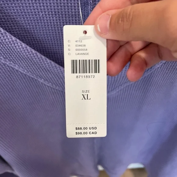 NWT Anthropologie Pilcro Lavender V-Neck Sweater - Picture 3 of 7